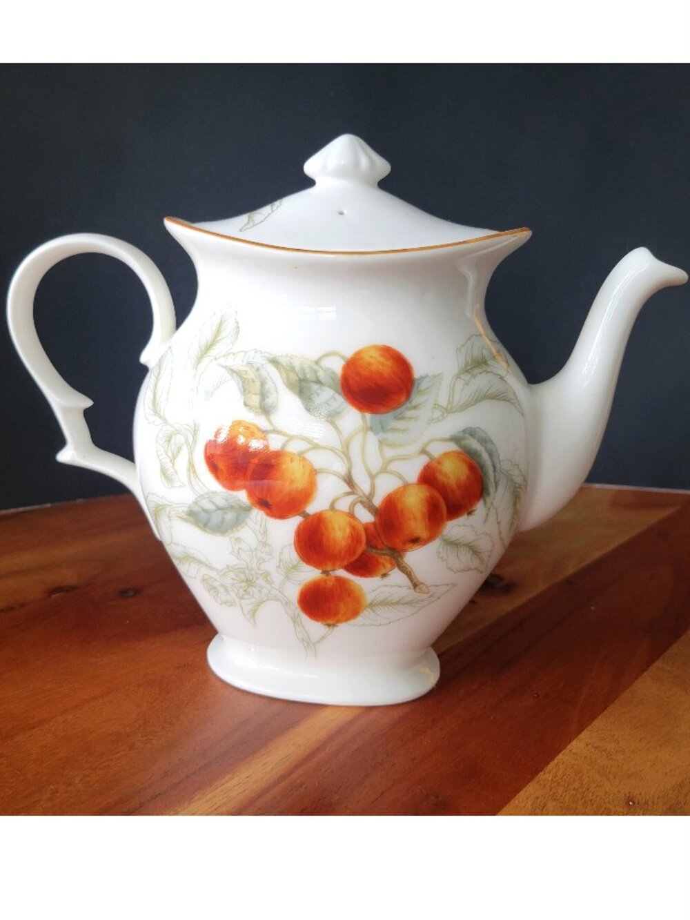 VTG 90s Charter Club Porcelain/China Summer Grove Coffee Pot/Lid Cottagecore NWT